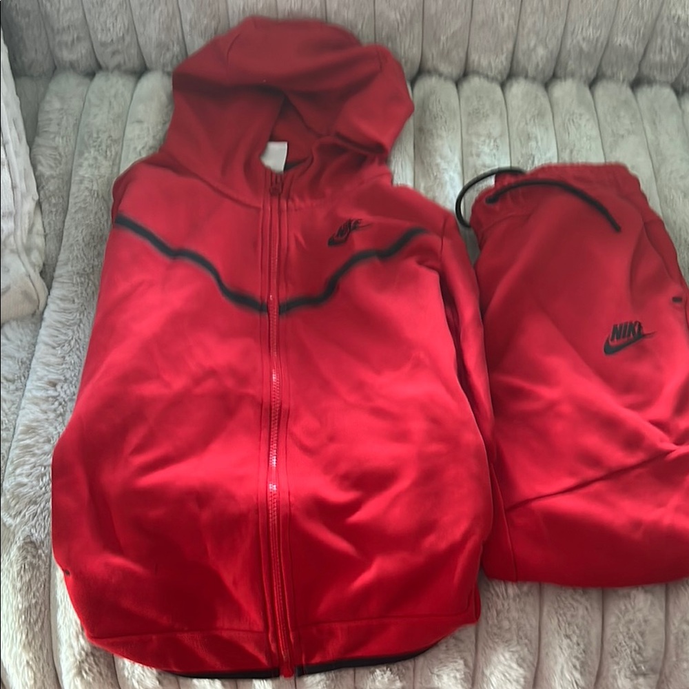 Nike Vibrant Red Tracksuit Set